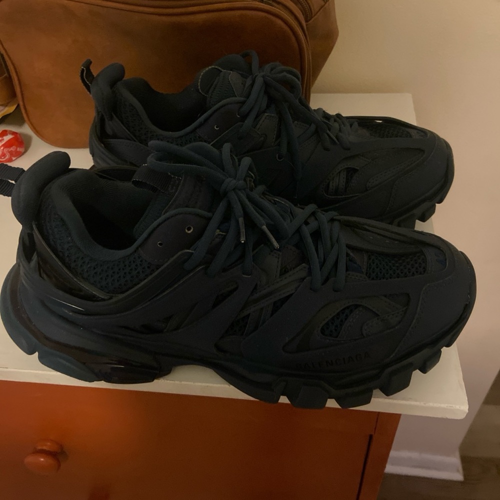 Balenciaga Men's Dark Blue Sneakers